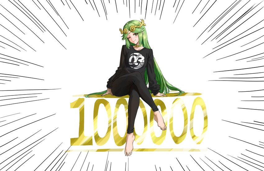 palutena (super smash bros. and 2 more) drawn by athenawyrm