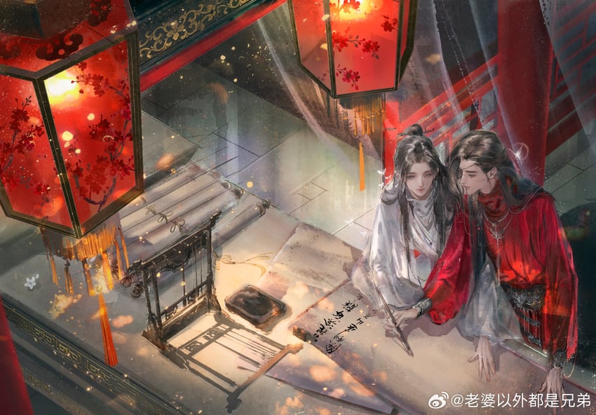 xie lian and hua cheng (tianguan cifu) drawn by kcllzas163
