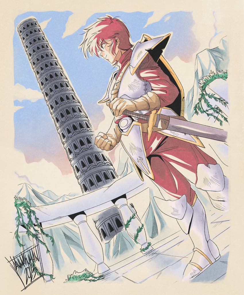 adol christin (ys and 1 more) drawn by danmakuman