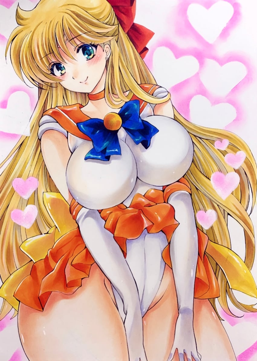 aino minako and sailor venus (bishoujo senshi sailor moon) drawn by twobee