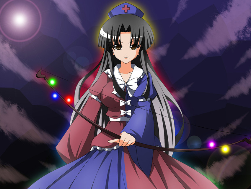 houraisan kaguya and yagokoro eirin (touhou) drawn by fal_(falketto)