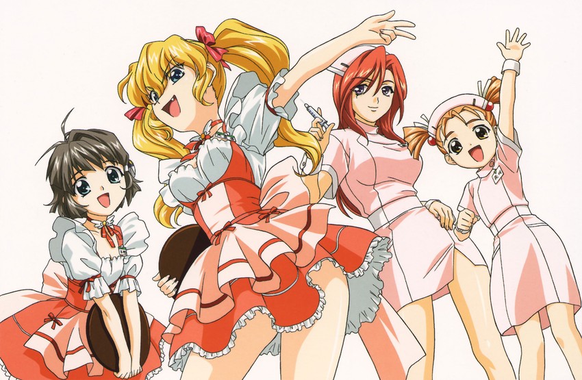 daikuuji ayu, tamano mayu, hoshino fumio, and amakawa hotaru (kimi ga nozomu eien)