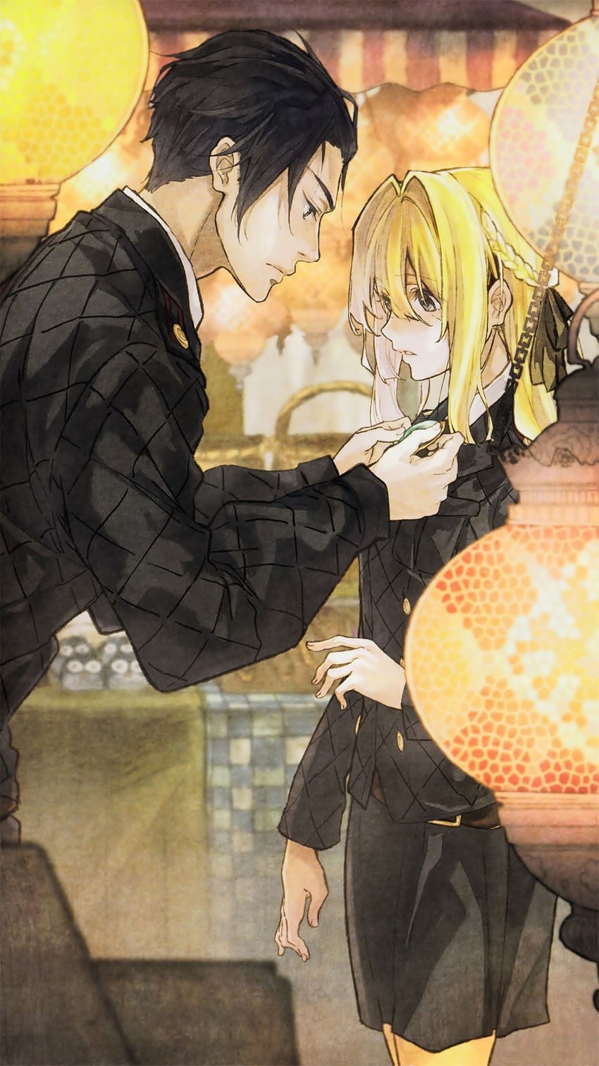 violet evergarden and gilbert bougainvillea (violet evergarden) drawn by takase_akiko