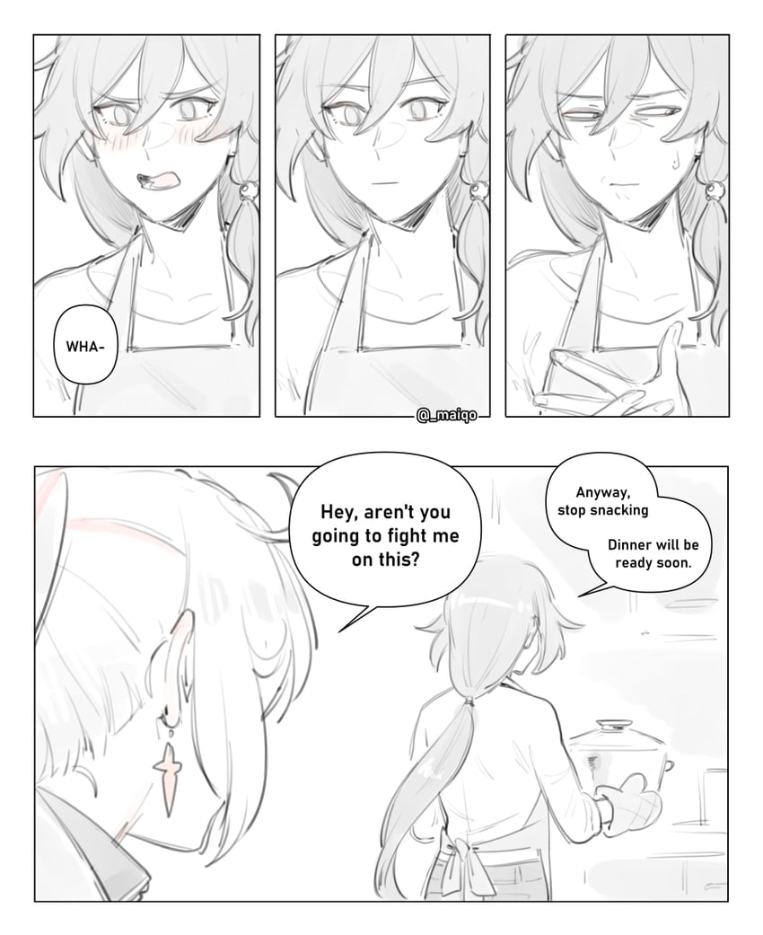 kiana kaslana and fu hua (honkai and 1 more) drawn by maiqo