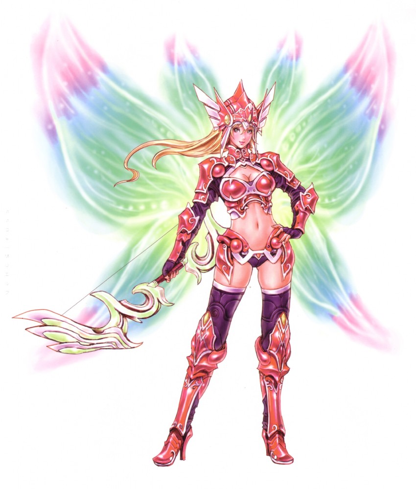 muse elf (wild flower and 1 more) drawn by yamashita_shun'ya