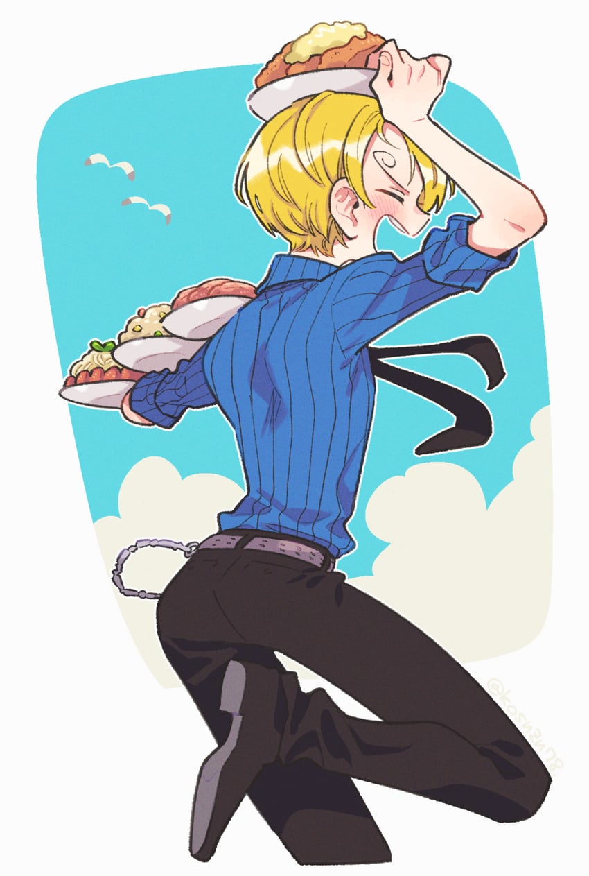 sanji (one piece) drawn by mitsubachi_koucha