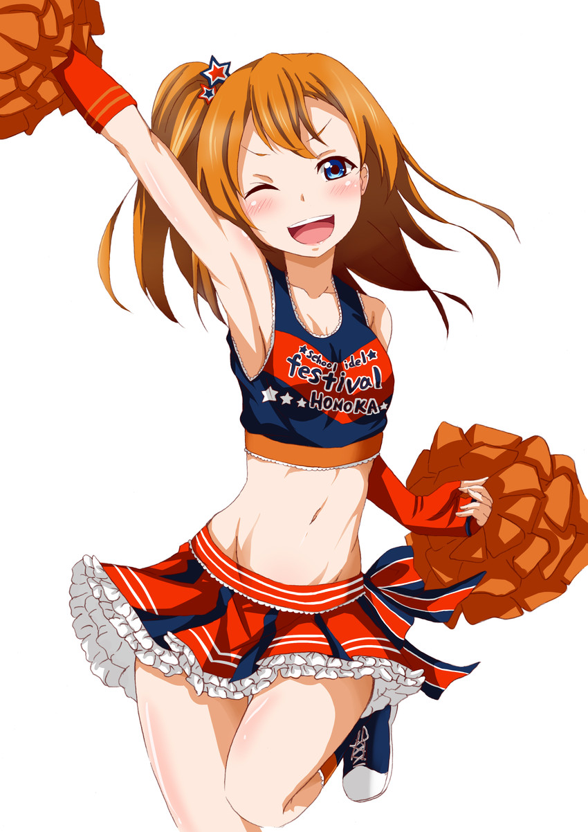 kosaka honoka (love live! and 2 more) drawn by ippachi