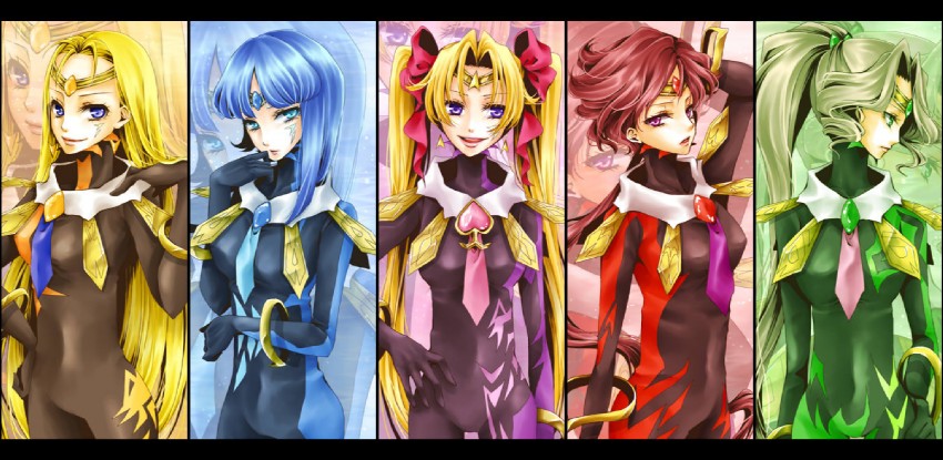 sin, nabu, nergal, ishtar, and marduk (bishoujo senshi sailor moon and 1 more) drawn by sakura_(ms_ms_ms)