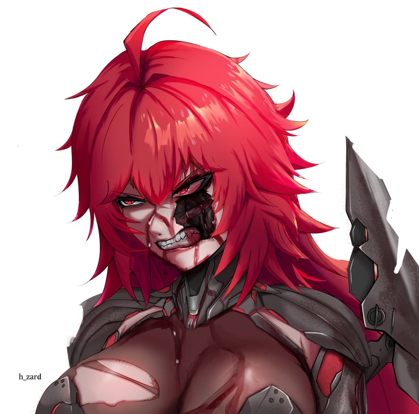 nihilister (goddess of victory: nikke) drawn by hazard_(h_zard)