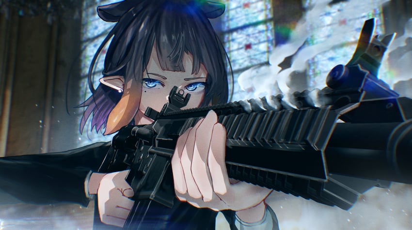 ninomae ina'nis (hololive and 1 more) drawn by advarcher
