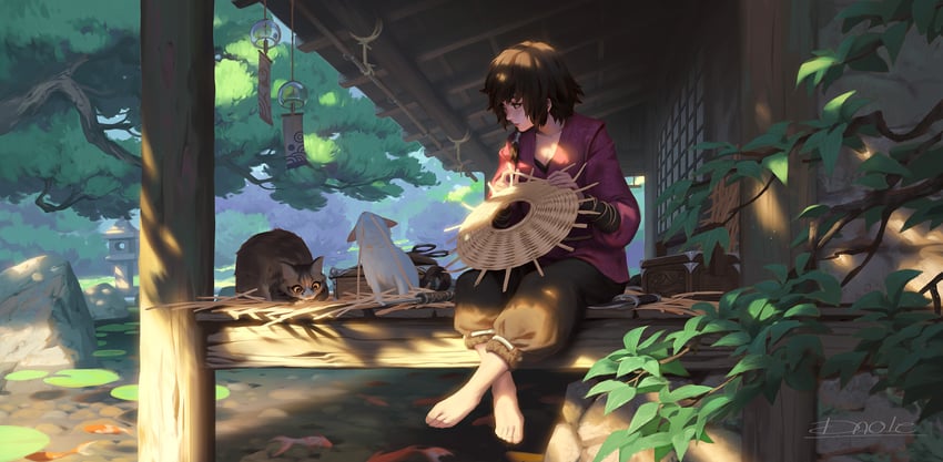 mineko (original) drawn by dao_trong_le
