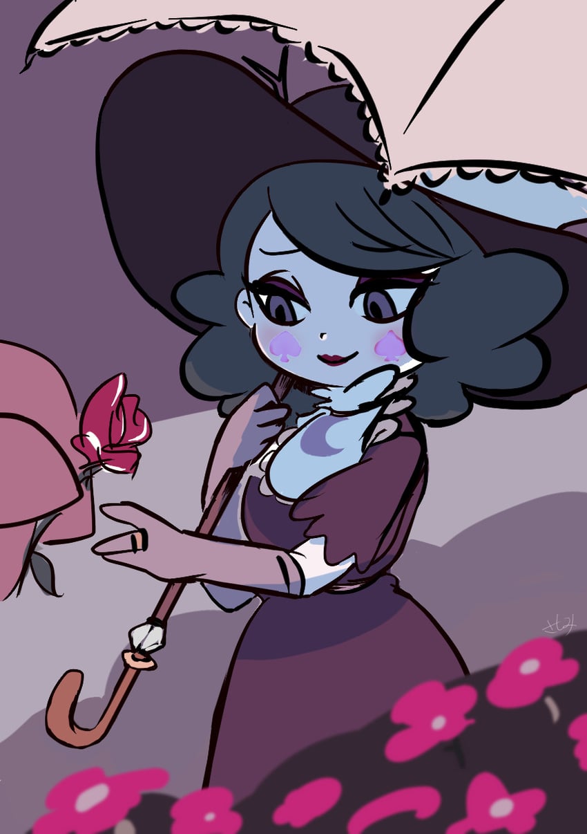 eclipsa butterfly and globgor (star vs the forces of evil) drawn by sashimi385