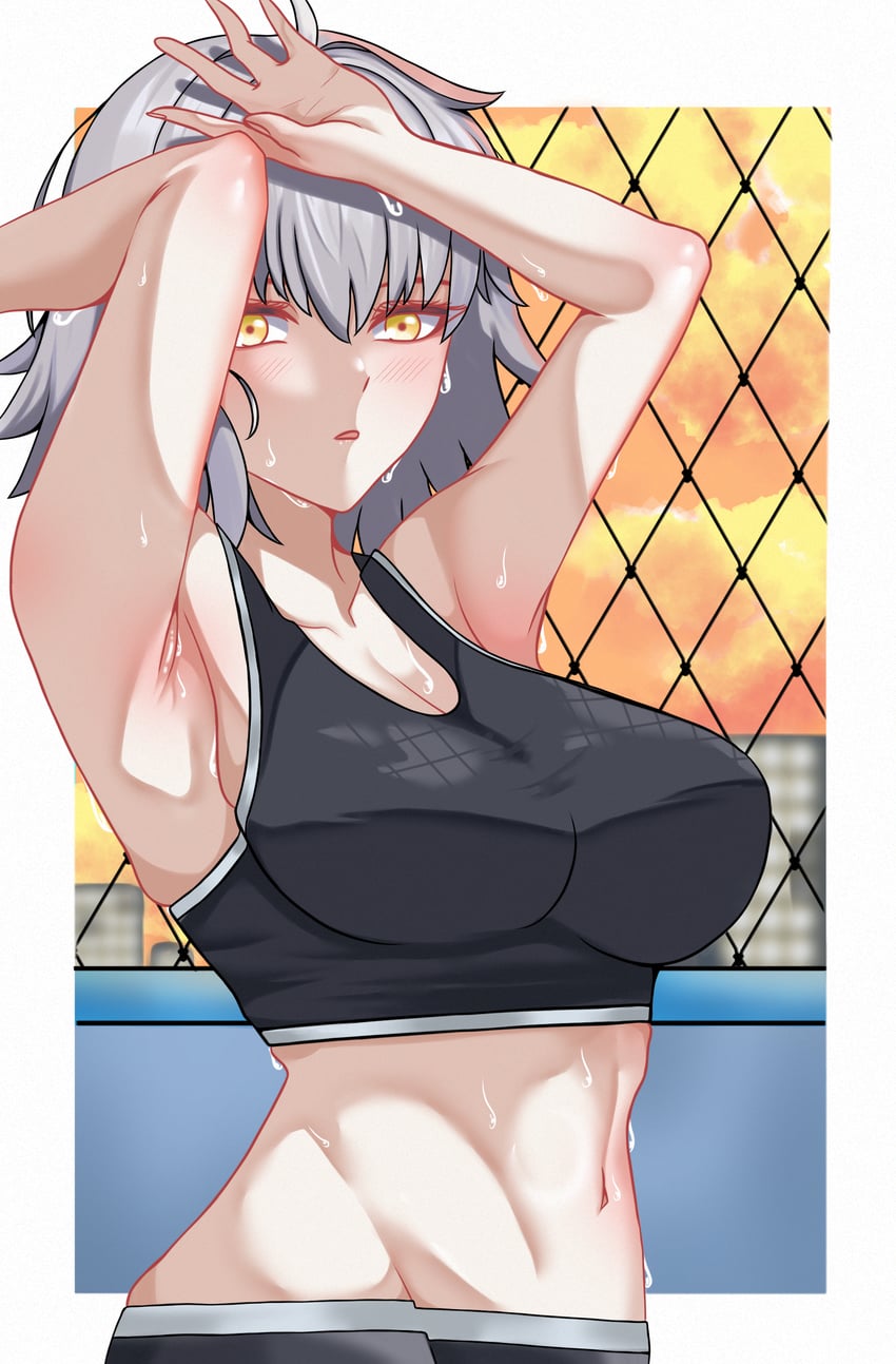 jeanne d'arc alter (fate and 1 more) drawn by randy_ran