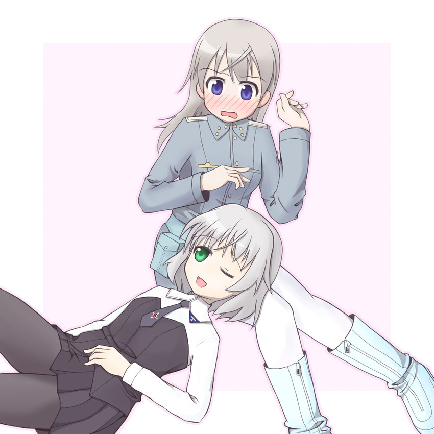 sanya v. litvyak and eila ilmatar juutilainen (world witches series and 1 more) drawn by yuuki_hirano