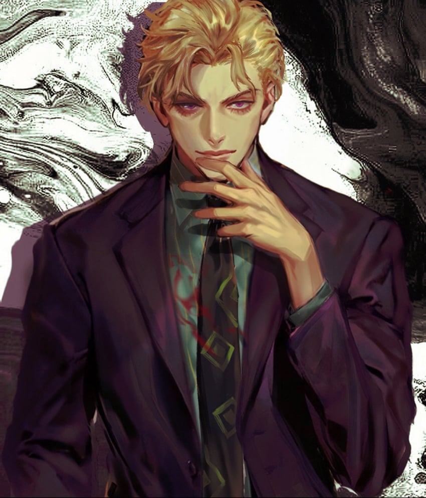 kira yoshikage (jojo no kimyou na bouken and 1 more) drawn by lu_cy_6