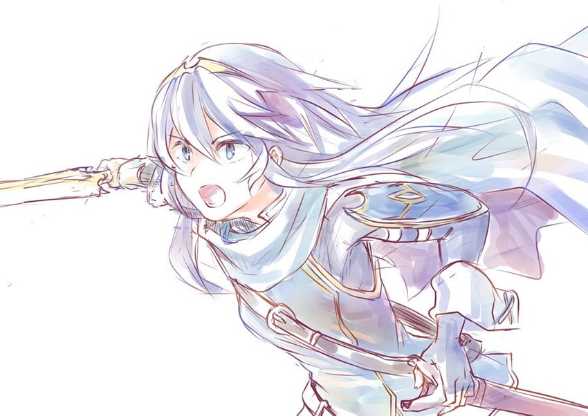 lucina (fire emblem and 1 more) drawn by unigon_(kitsutsuki)