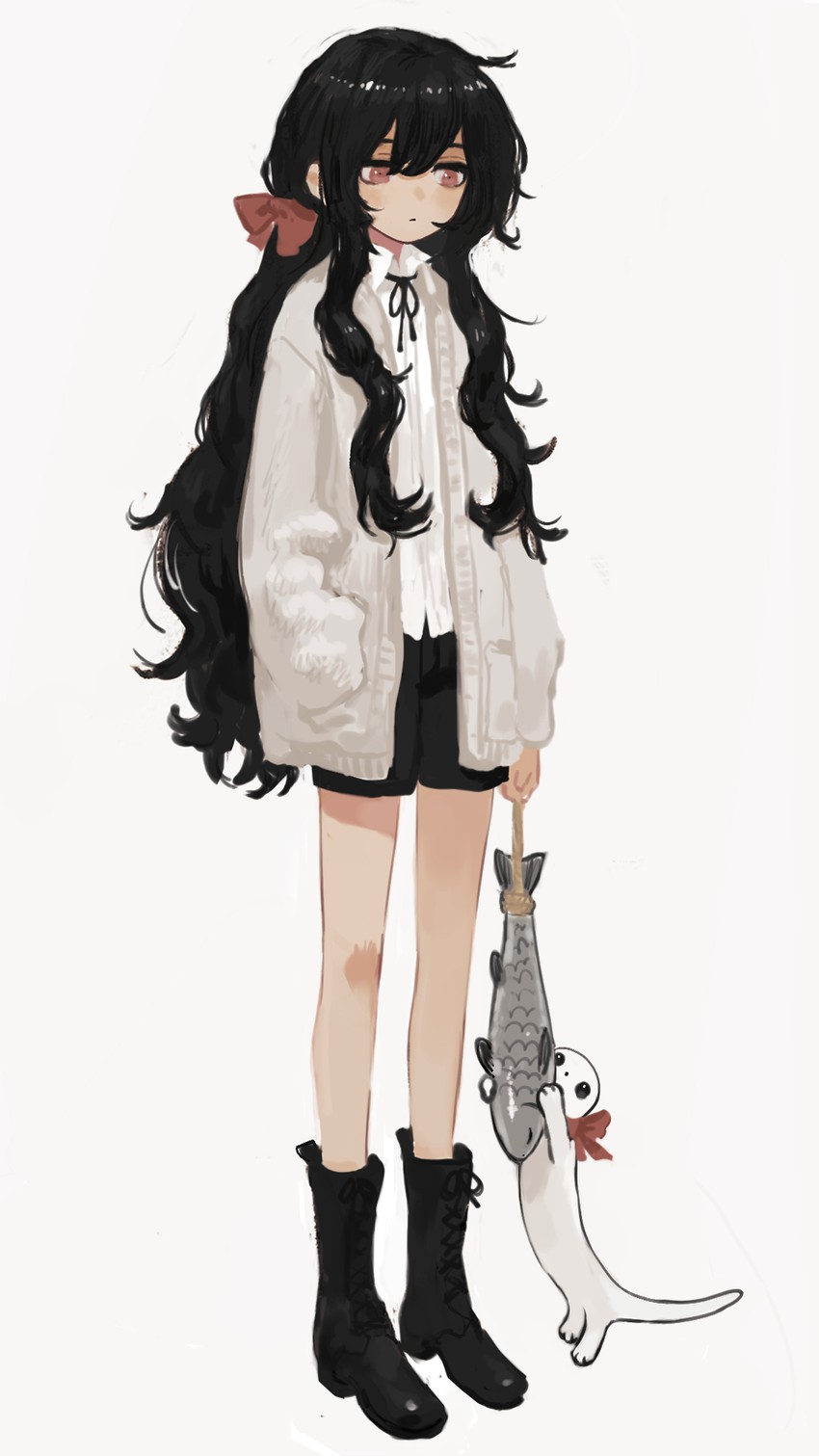 lead white and gregor (original) drawn by tsumetai_(tsurunoka)