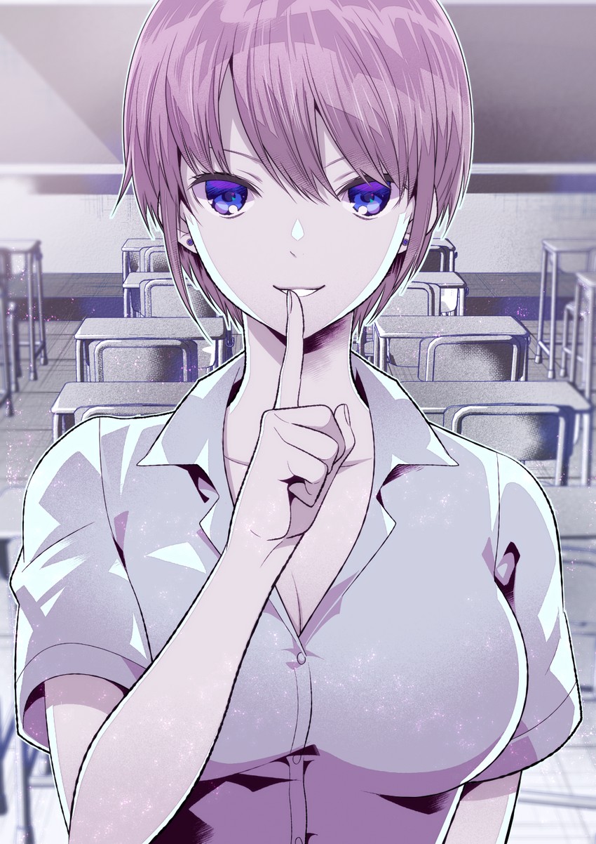 nakano ichika (go-toubun no hanayome) drawn by kuso_bba