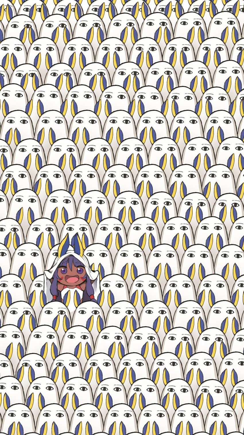 nitocris and medjed (fate and 2 more) drawn by hews