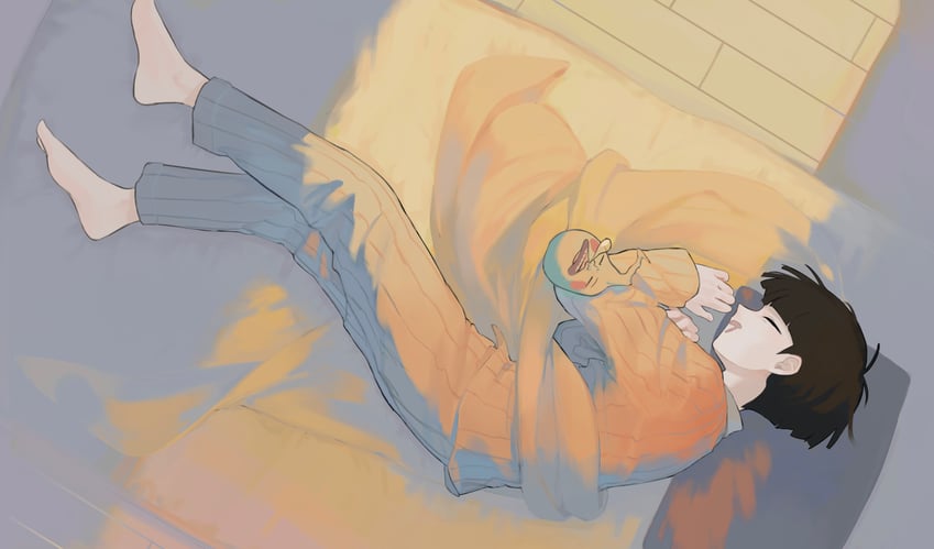 kageyama shigeo and ekubo (mob psycho 100) drawn by mallllma