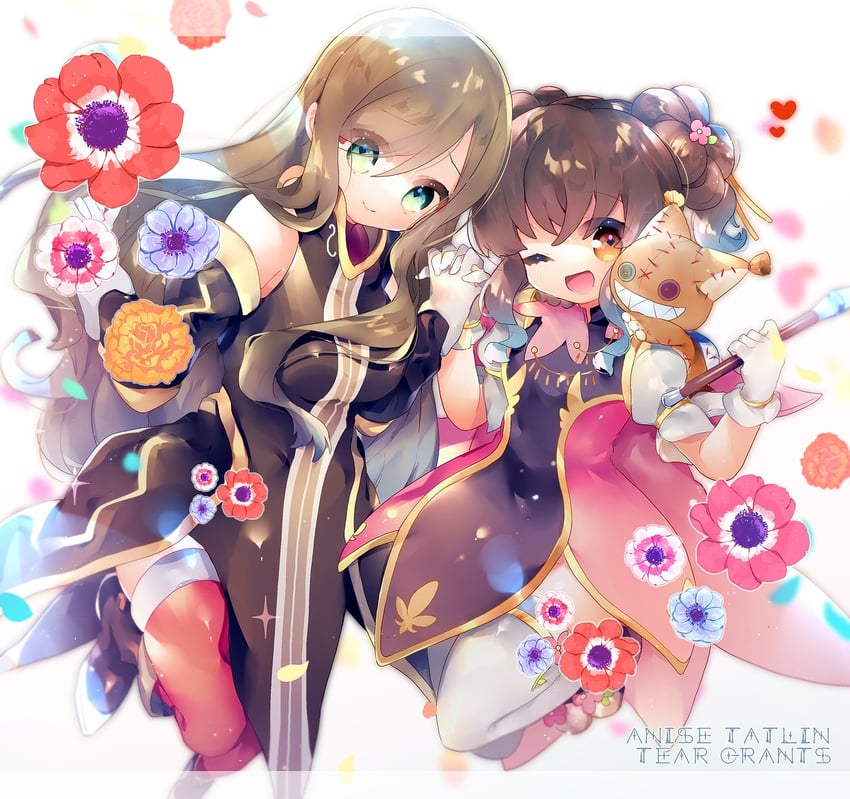 tear grants, anise tatlin, and tokunaga (tales of and 1 more) drawn by yun_(dust-i1)