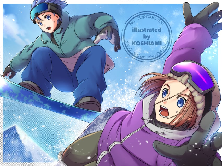 hero and camus (dragon quest and 1 more) drawn by koshi_(meermisa)