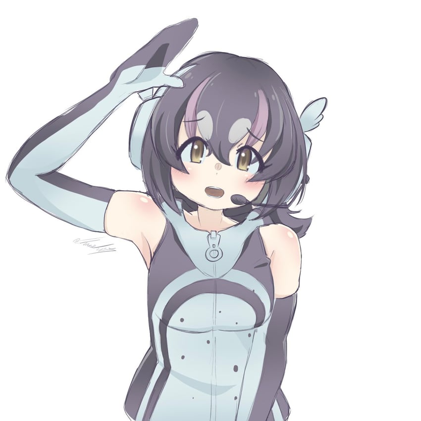 humboldt penguin (kemono friends and 1 more) drawn by cherushi_2