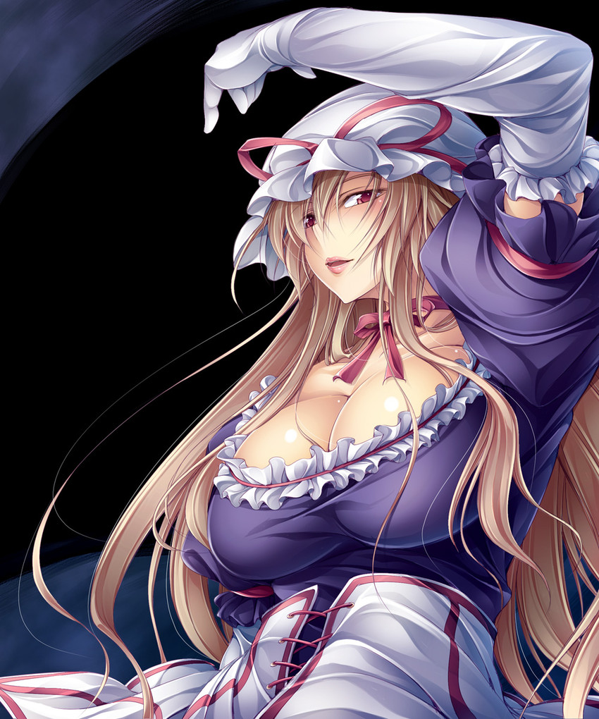 yakumo yukari (touhou) drawn by fuyuwa_kotatsu