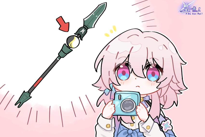 march 7th (honkai and 1 more) drawn by xiguadudepaozhi