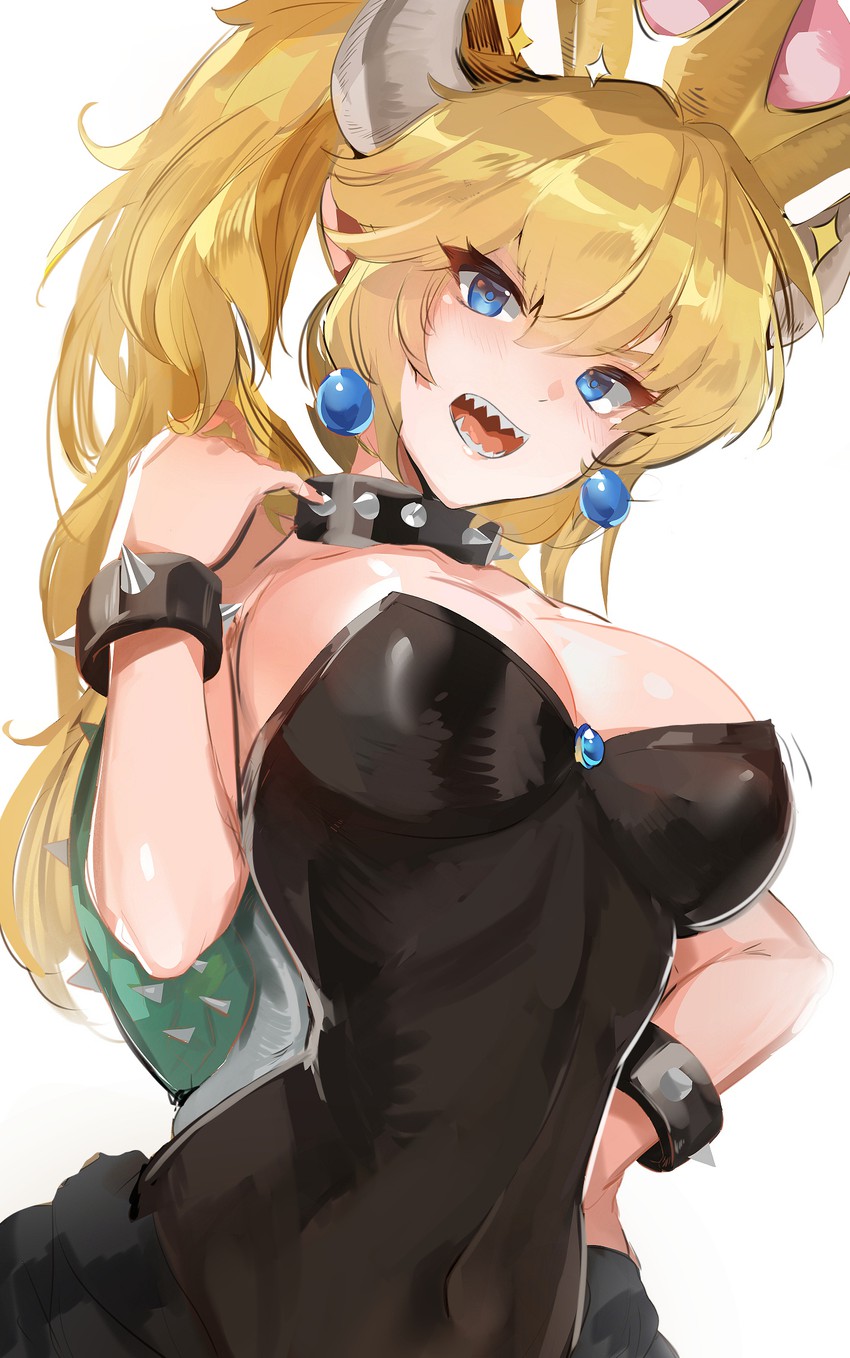 bowsette (mario and 1 more) drawn by ormille