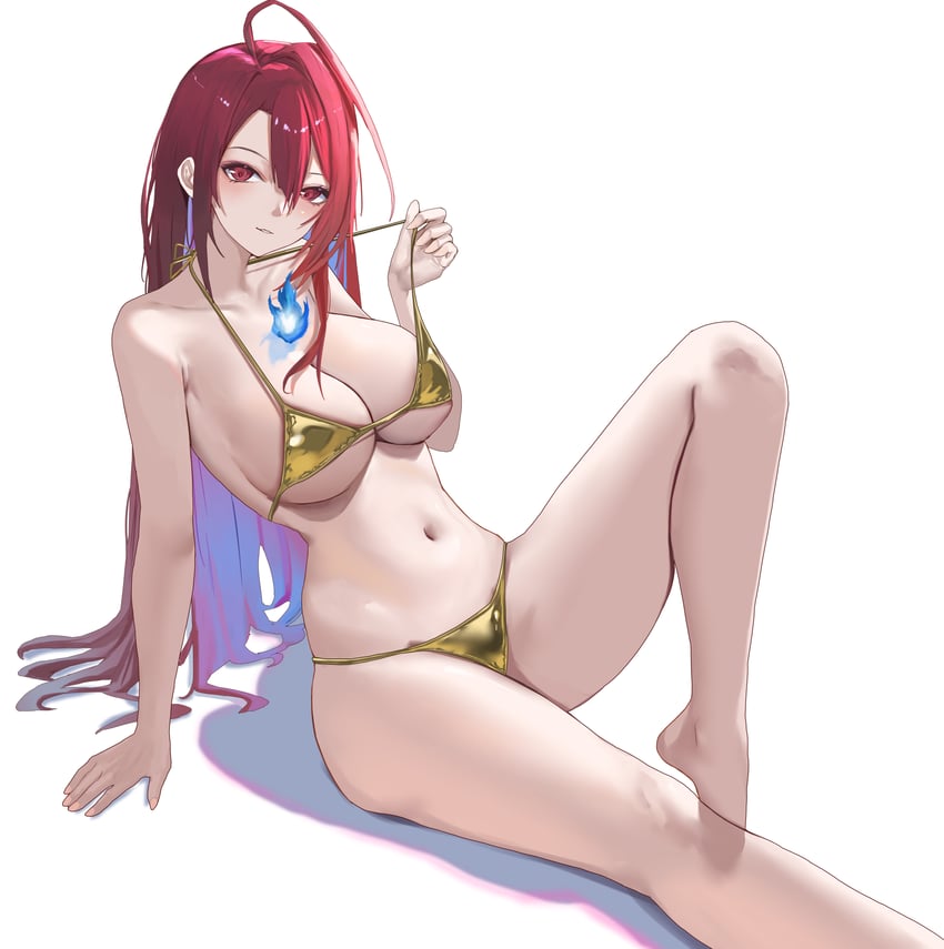 elizabeth rose bloodflame (hololive and 1 more) drawn by nnn_(nonightnomad)