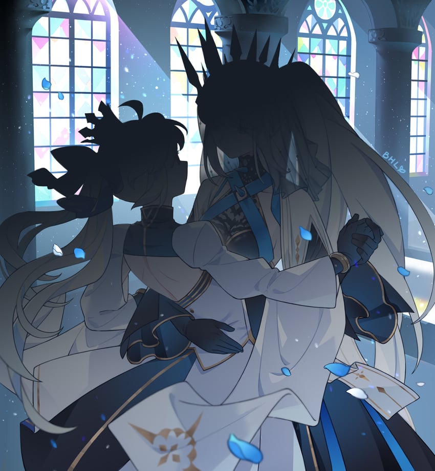 artoria pendragon, morgan le fay, and artoria caster (fate and 1 more) drawn by bohe_liang_you