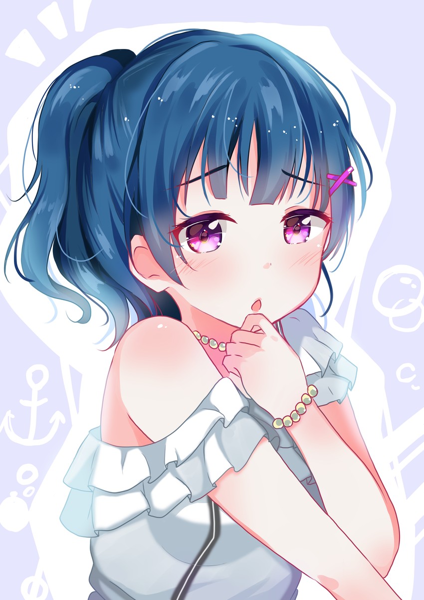 tsushima yoshiko (love live! and 1 more) drawn by depe