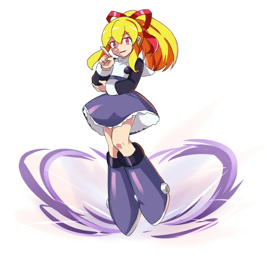 roll (mega man and 2 more) drawn by sadfg02