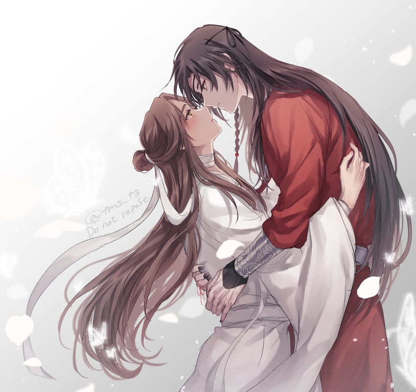 xie lian and hua cheng (tianguan cifu) drawn by ponzu_(tms_t3)