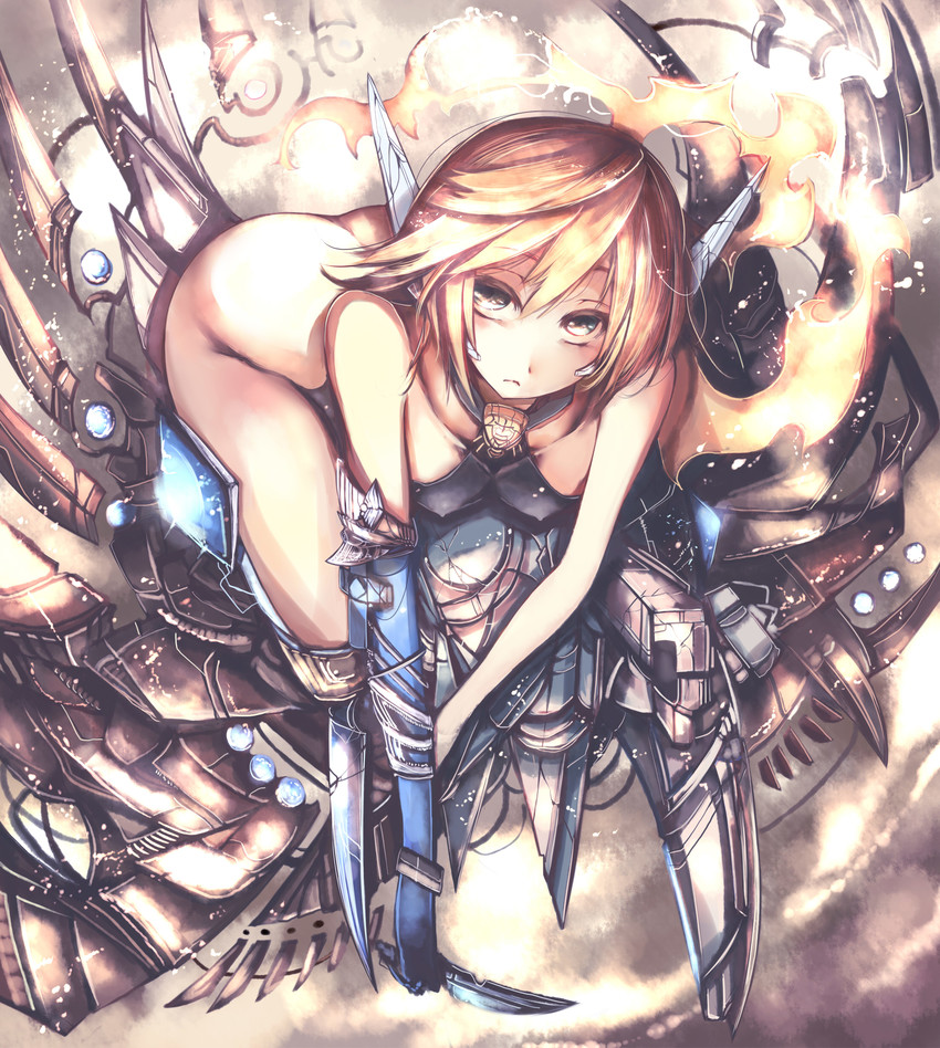 noel vermillion and mu-12 (blazblue) drawn by kyuu_(plastic_night_q)