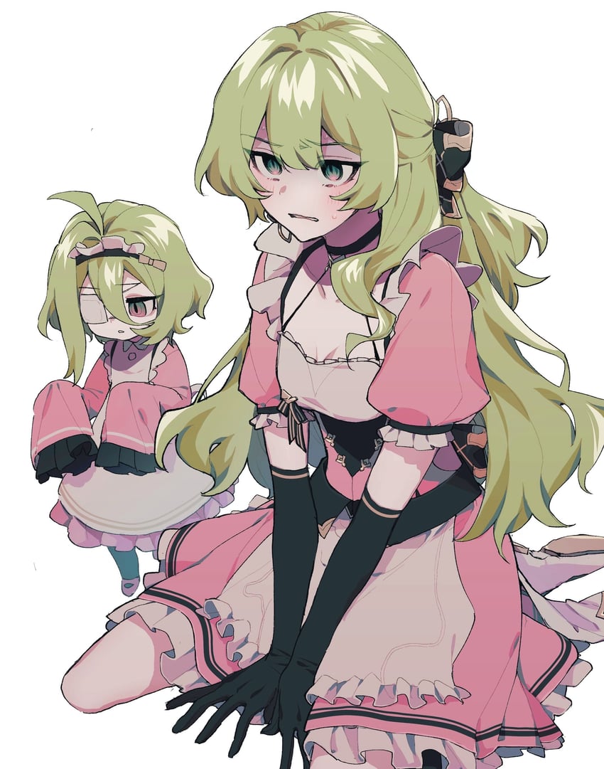 mobius and klein (honkai and 1 more) drawn by siibakun