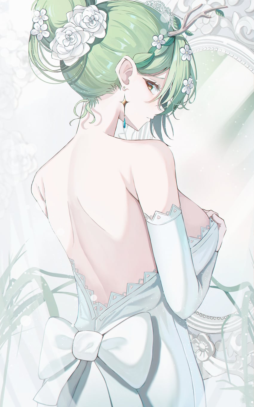 ceres fauna (hololive and 1 more) drawn by dra_renard
