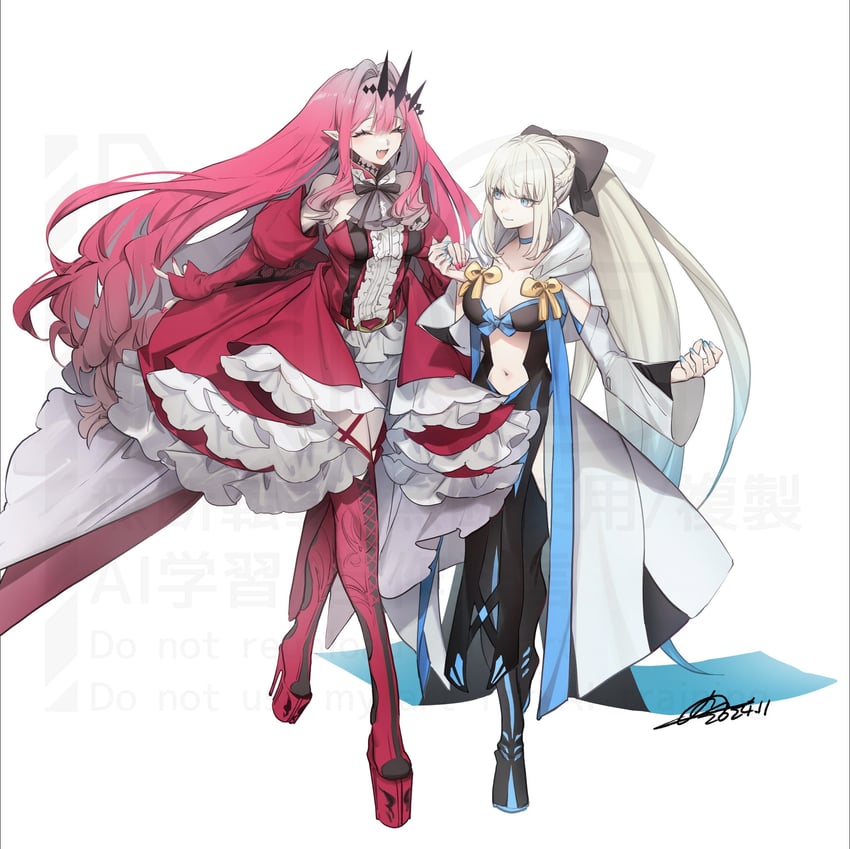 baobhan sith and morgan le fay (fate and 1 more) drawn by no-kan