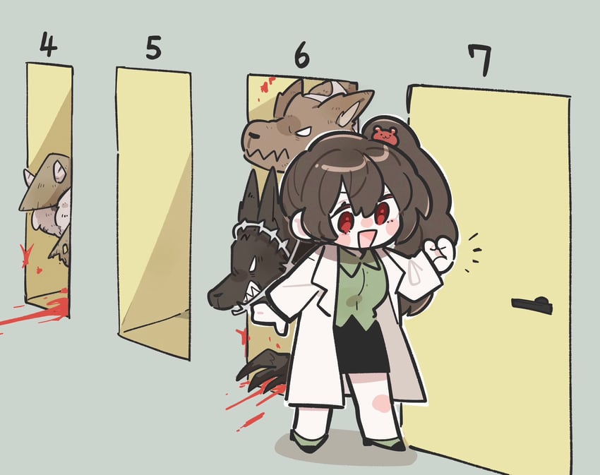 heathcliff, carmen, dongrang, and hindley (project moon and 2 more) drawn by kojocho05