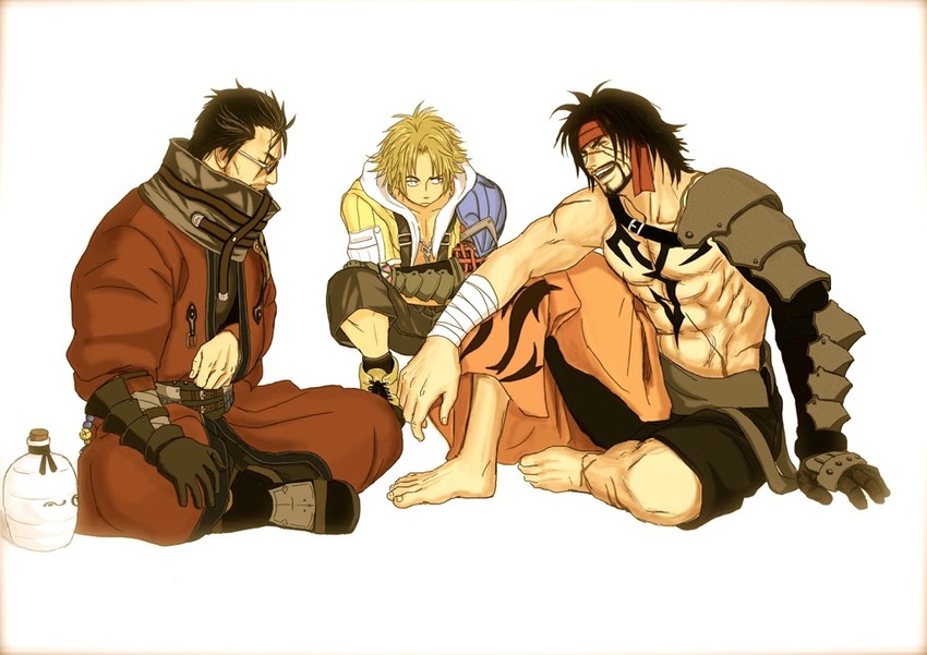 tidus, jecht, and auron (final fantasy and 1 more) drawn by misono24