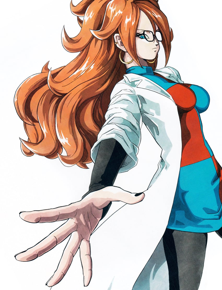 android 21 (dragon ball and 1 more) drawn by silverwoodwork