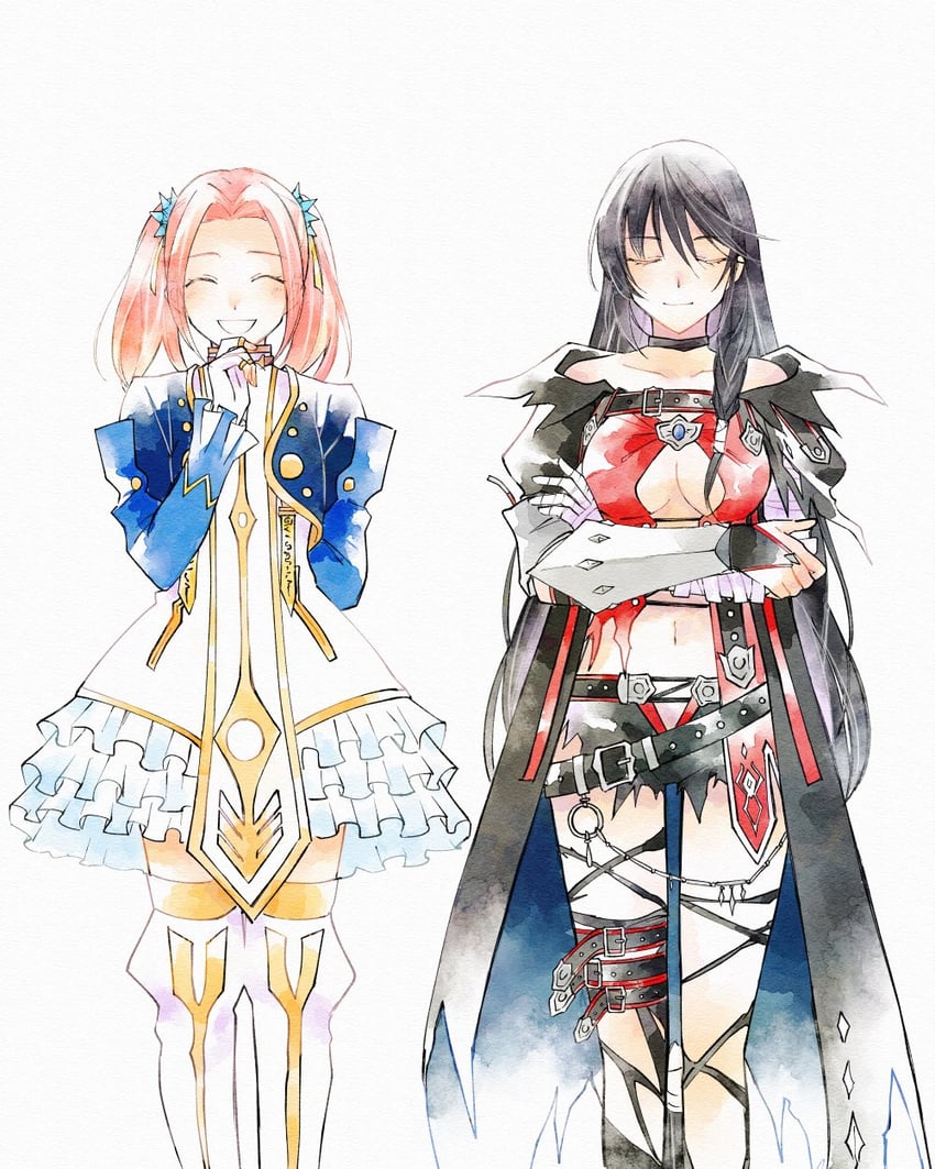velvet crowe and eleanor hume (tales of and 1 more) drawn by enoki_kino