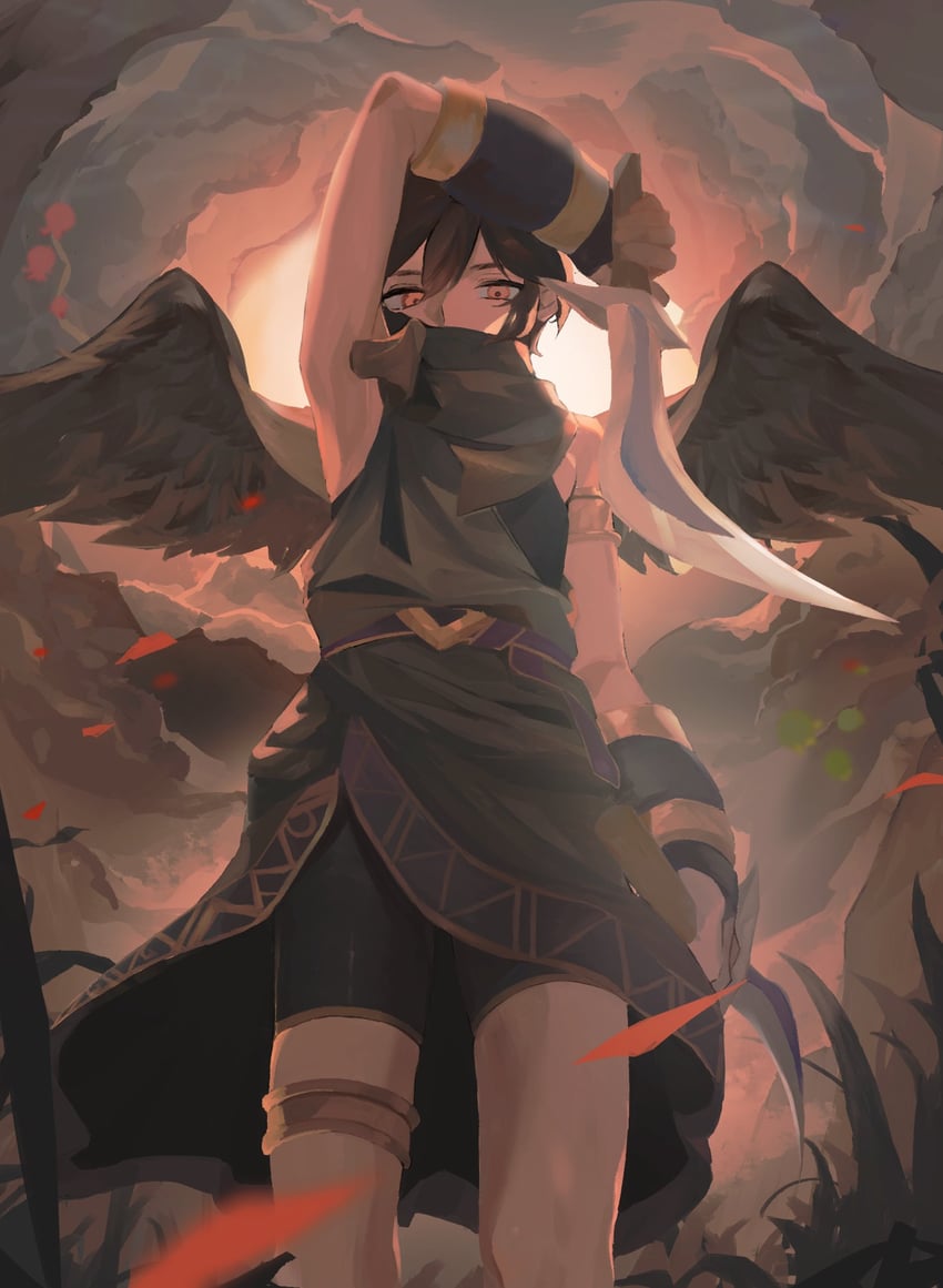 dark pit, monoeye, and mik (kid icarus and 1 more) drawn by yuuri_snpr