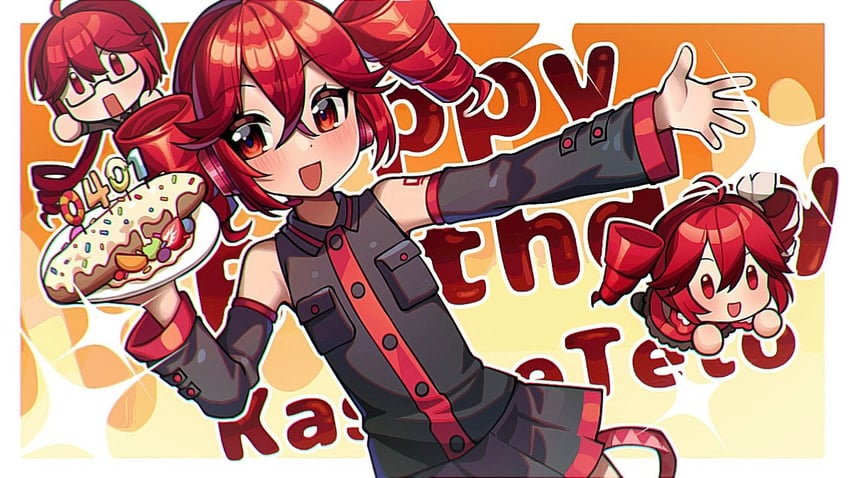 kasane teto and kasane ted (utau and 1 more) drawn by kakosa_sama