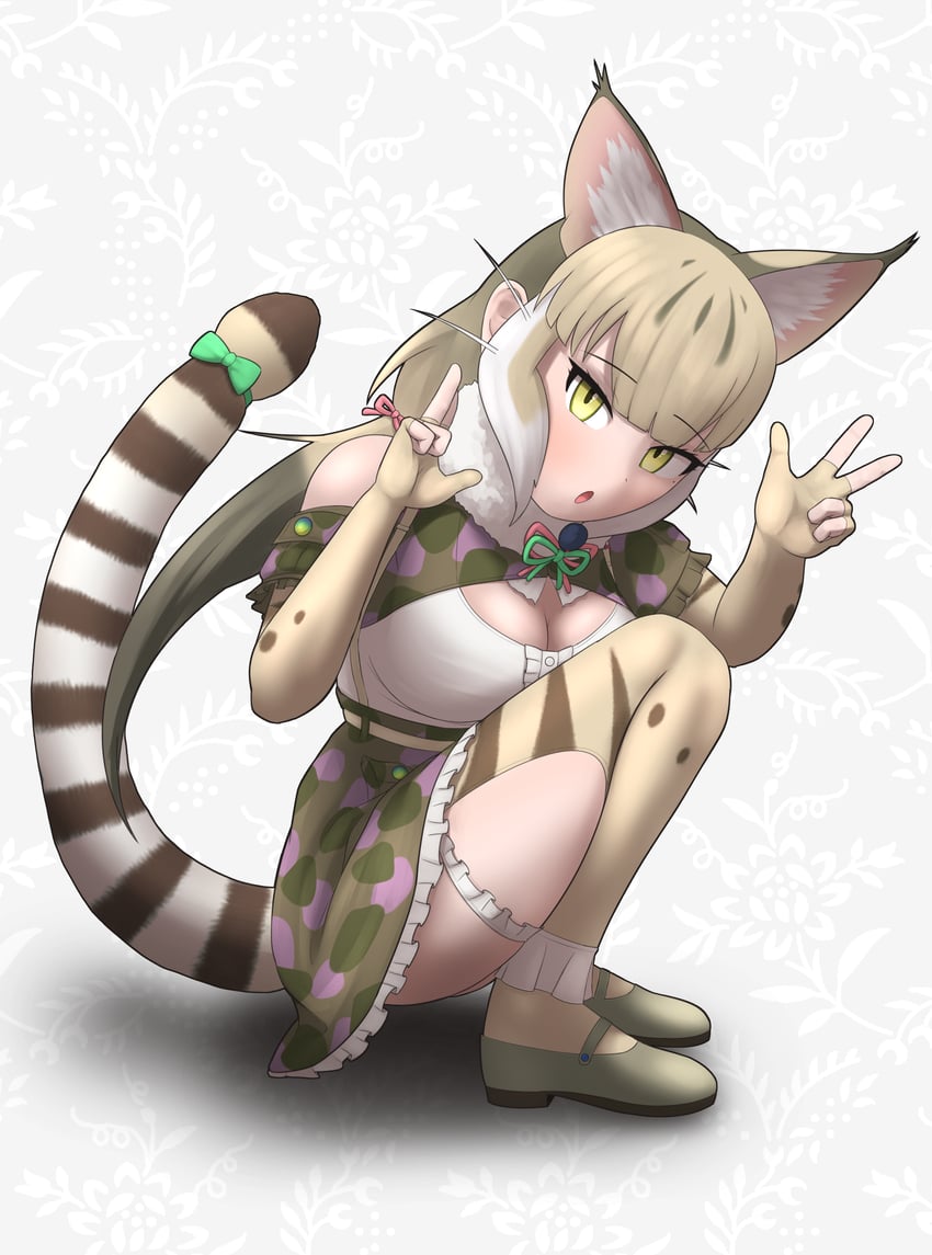 jungle cat (kemono friends and 1 more) drawn by rest_in_muni