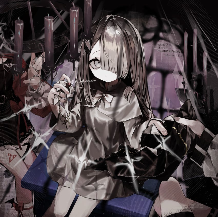 noir (indie virtual youtuber and 1 more) drawn by uzuki_0420m