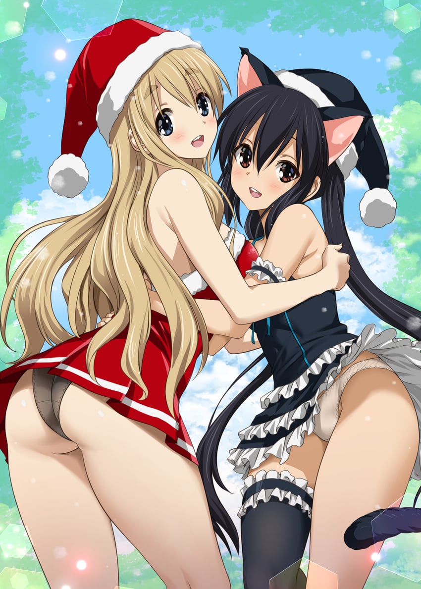 nakano azusa and kotobuki tsumugi (k-on!) drawn by mitarashi_kousei