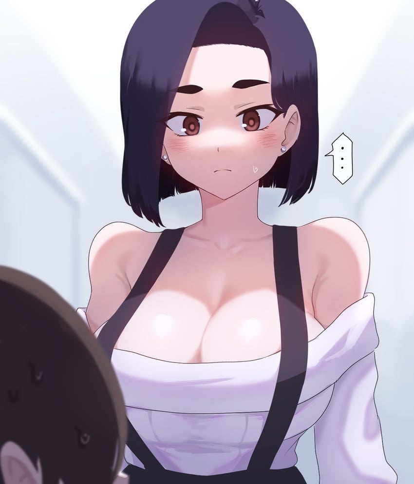 ichikawa kyoutarou and yamada sanae (boku no kokoro no yabai yatsu) drawn by punpunn