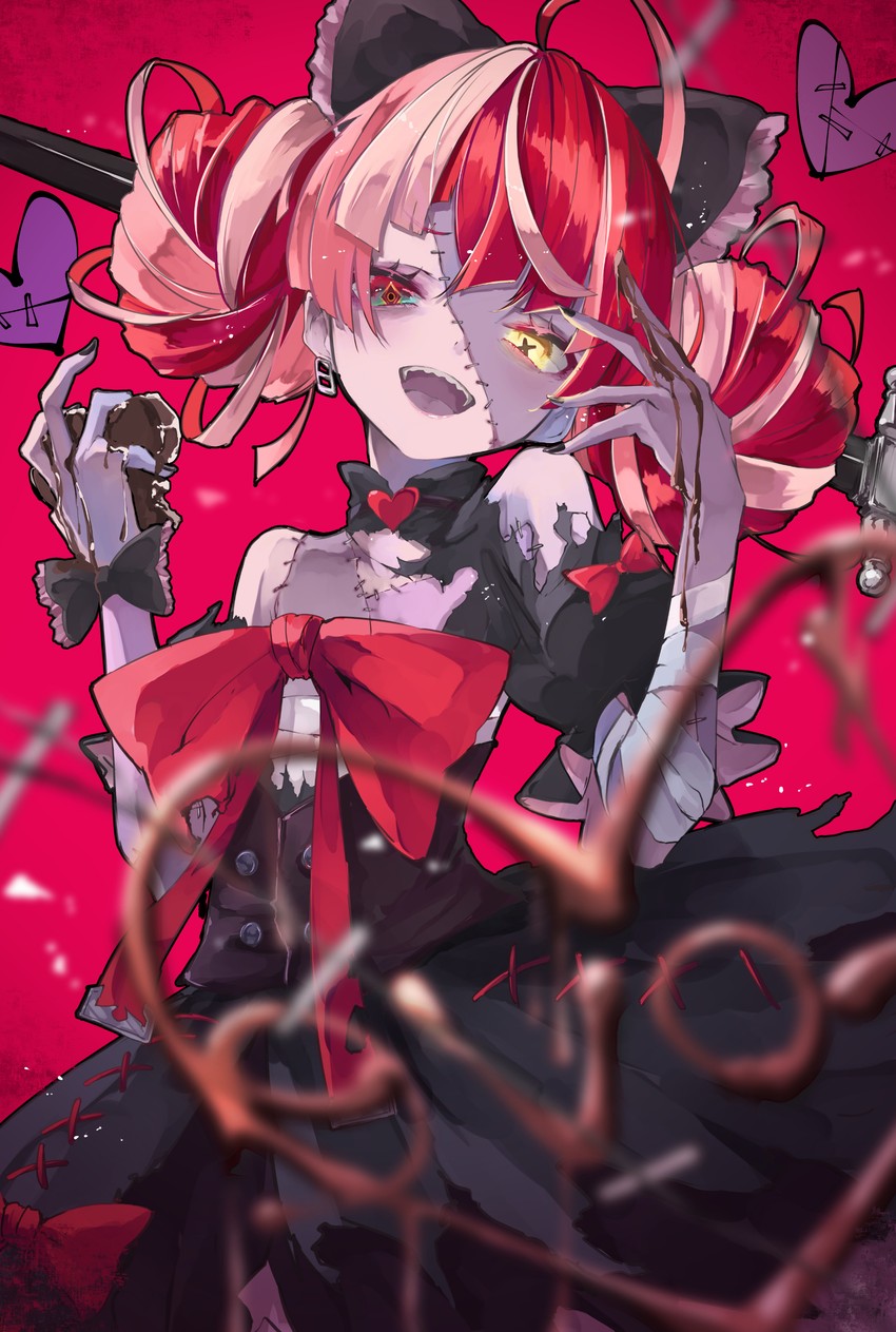 kureiji ollie (hololive and 1 more) drawn by ninniku_mashimashi